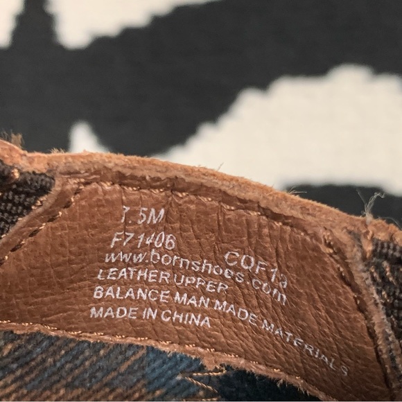 BORN SACRAMENTO Stacked Heel Leather Bootie Size 7.5 - Picture 12 of 13